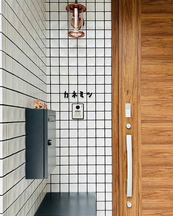 【施工事例】Mark (ブラック/和文)