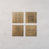 【室内サイン】Tailor(真鍮)