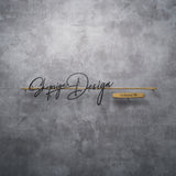 【看板】Links(ブラック&真鍮)