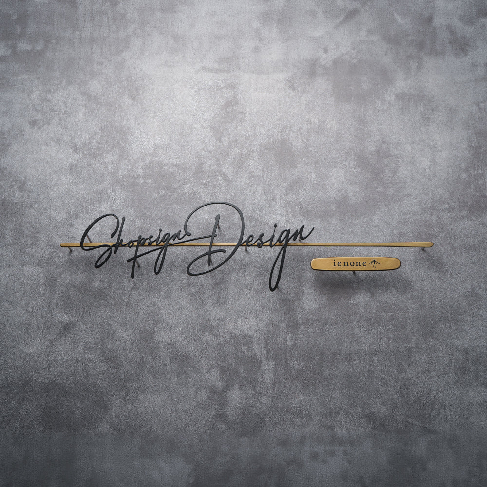 おしゃれな店舗向け看板・サイン｜オーダーメイド可｜Links（ブラック