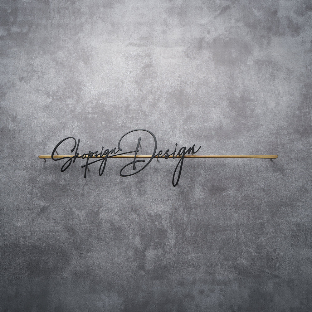 おしゃれな店舗向け看板・サイン｜オーダーメイド可｜Links（ブラック